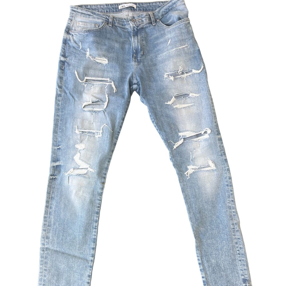 Zara distress jeans